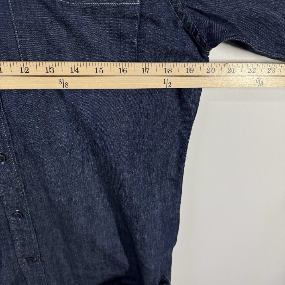 Dockers Men's Dress Shirt Small Blue Long Sleeve Button Down - Picture 9 of 10